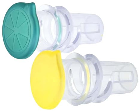 Lot de 2 presse-agrumes manuels lavables transparents pour cocktails, boissons, citrons