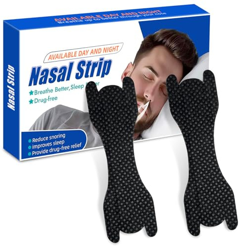 Bandelettes Nasales Anti Ronflement, Noir, Taille Universelle, 30 Pcs | Améliore la Respiration, Tenue Forte, Confortable et Hypoallergénique, Idéales Sommeil, Sport, Rhume