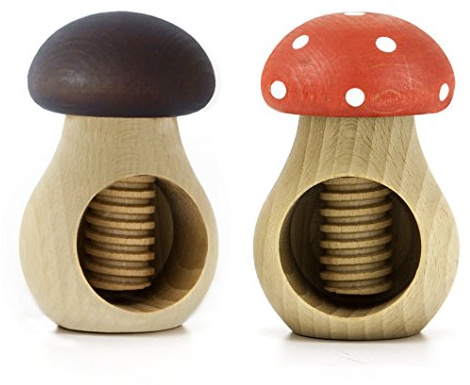 Holzfee Nussknacker Duo Set Nussknackerpilz (Pilz D + F)
