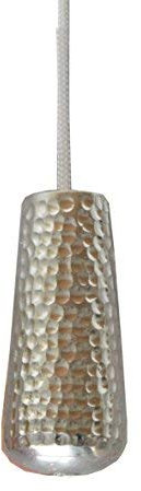Pushka Home LTD Striking Metallic Copper, Gold And Silver Hammered Cord Roman Blind Curtain Light Pulls (Silver)