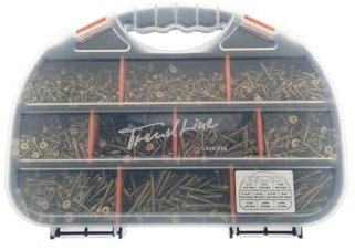 TrendLine Sortimentskasten Spanplattenschrauben TX 1700 teilig Verzinkt