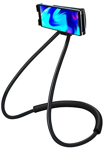 LYTIVAGEN Supporto Universale per Telefono Cellulare e Tablet, Supporto per Cellulare da Collo Rotante a 360 °, Supporto Multifunzionale Flessibile, Supporto Pigro, Multifunzionale e flessibile(nero)