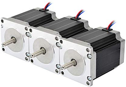 STEPPERONLINE 3 PCS Nema 23 Schrittmotor 1.8deg 1.9Nm 2.8A 57x76mm | für 3D Drucker, CNC Fräse