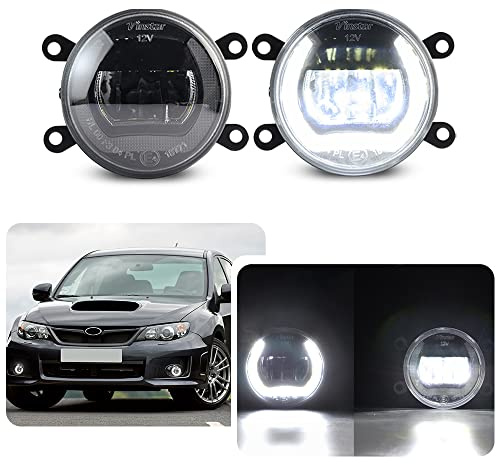 njssjd LED Tagfahrlicht Nebelscheinwerfer für Subaru Impreza WRX/STI Legacy BRZ LED 6000K Hellweiß LED Nebelscheinwerfer DRL Licht