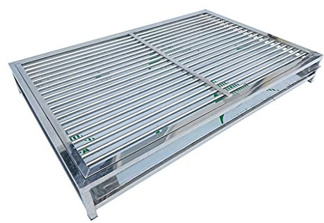 YANYUESHOP Robuste Metall-Hundetoilette, Hundetöpfchen-Tablett, Welpen-Pad-Halter, Haustier-Katzentoilette mit großem Fassungsvermögen, Verwendung in Badezimmer, Wohnung oder Balkon