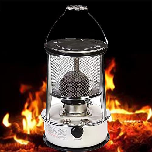 Petroleumofen für innenräume, Tragbarer Campingkocher Zum Heizen, Für Heizungen Wintergarten Terassen Zeltheizung Camping Barbecue,White6L