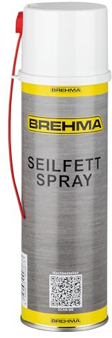 BREHMA Seilfett Spray 500ml Fettspray Sprühfett Kettenspray