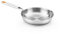 BRA Efficient | Effiziente Bratpfanne Inox Triply 18 cm, Edelstahl 18/10, ohne Antihaftbeschichtung mit dreifach geschmiedetem Diffusorboden, ohne PFOA, genieteter Griff