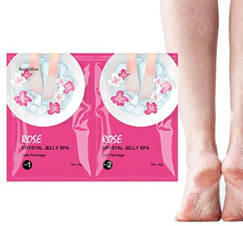 Pédicure Pieds secs - Spa Régénérant Pour Les Pieds, Sels De Pieds Pour Les Femmes Et Les Hommes, Bain De Pieds En Gelée - Bain De Pieds En Gelée De Cristaux |