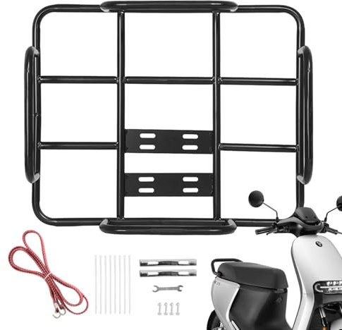 Bike Rear Rack Carrier - Adjustable Bicycl-e Rear Luggage Touring Carrier Racks, Electric Vehicle Takeaway BoxRack, Meal Delivery FixedRack For Outdoor