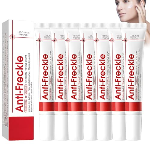 Lot de 7 crèmes anti-taches pigmentaires, crème éclaircissante pour taches de rousseur, éclaircit le teint de la peau pour un teint uniforme et éclatant