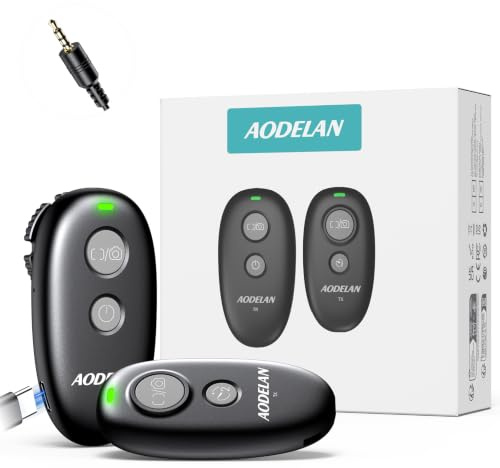 for Panasonic Camera Rechargeable Remote Shutter Release - AODELAN Wireless & Wired Remote Control for Panasonic Lumix S5II, S5IIX, S5, S1H, GH6, GH5, GH5 II,G97, GH7,G9 II,Replaces DMW-RSL1
