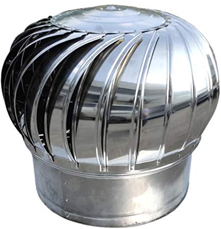 Cappuccio rotante per comignolo, Cappuccio girevole for camino in acciaio inossidabile 304, protezione anti-uccelli, diverse misure(500mm)