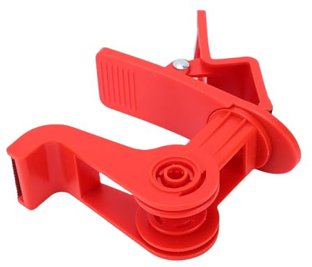 Zerodis Wrap Buddies Tabletop Gift, Desktop Tape Dispenser for Holiday Projects Crafting Home Office, Table Clamp Design 360° Rotatable (Red)