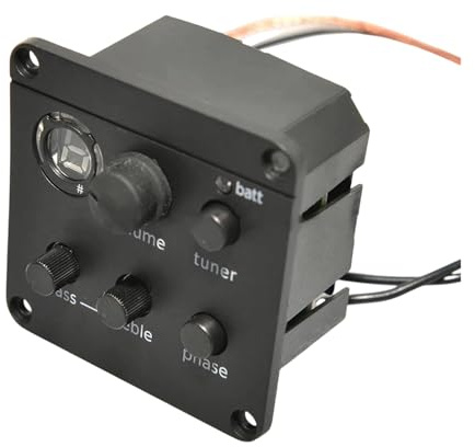 4 Band Equalizer Stimmgerät Piezoelektrisches Mikrofon Metronom Für Tonabnehmer Akustischer Gitarren(3/4)