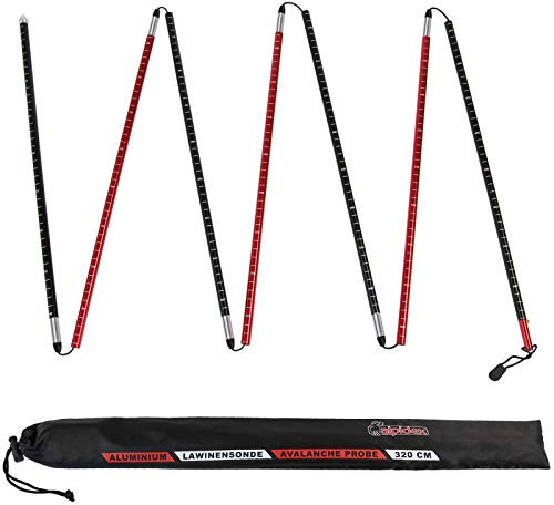 ALPIDEX Sonda Valanga Sonda Neve Alluminio 260 cm o 320 cm, längenangaben in cm:320 cm