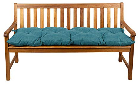 Gutekissen® Bankauflage Stuhlkissen Hollywoodschaukel Garten LS (120x50, Türkis)