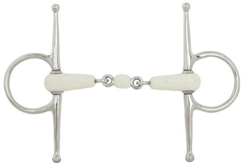 BR Knebeltrense doppelt gebrochen Combo Comfort 18 mm Shanks 165 mm