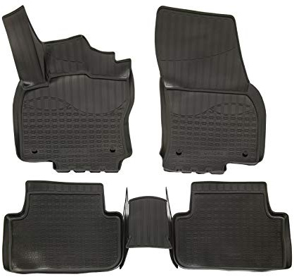 J&J AUTOMOTIVE | 3D Gummimatten Auto Matten Fussmatten Kompatibel mit 2, 2016-2024, Rand cca 4cm, Allwetter, 4Tlg, Premium Qualität