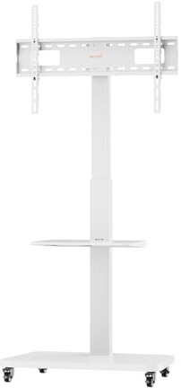 myWall HP108WL Standfuß für Flachbildschirme 37“ - 75“ (94-190 cm), Belastung bis 40 kg, weiß 20 Jahre Garantie