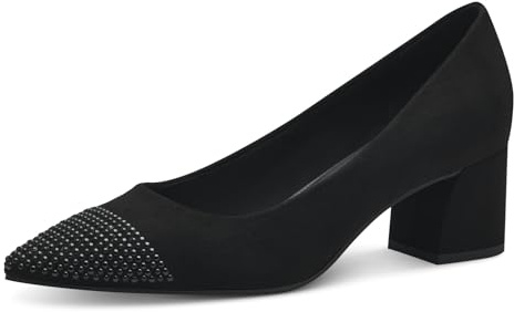 MARCO TOZZI by Guido Maria Kretschmer Damen Pumps Spitz Glitzer, Schwarz (Schwarz), 39 EU