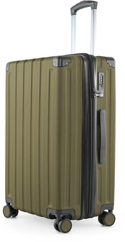 Hauptstadtkoffer Q-Damm - Mittelgroßer Hartschalenkoffer, TSA, 4 Rollen, Check-In Gepäck mit 6 cm Volumenerweiterung, 68cm, 89 L, Avocado | ABS-Hartschale · TSA-Zahlenschloss · Erweiterbar · 4 Rollen · Austauschbare Ersatzteile · Aufgabegepäck · Urlaub · 1-2 Wochen