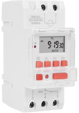 DEBLAN Interruttore Automatico programmabile 24 Ore su 24 con Timer Digitale for carichi Pesanti da 5000 W for l'accensione/spegnimento del Caricamento del'illuminazione (Color : 24V DC)