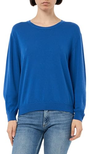 United Colors of Benetton Pull Femme, Bleu, M