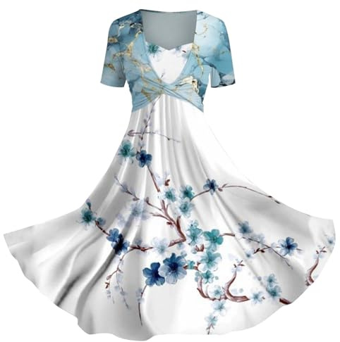 Offerta Lampo Vestiti Estivi Maniche Corte Vestito Estivo Donna Mare Vestito Cerimonia Donna Bianco Salopette Gonna Donna Estiva Vestiti X Donna Taglie Forti Special Deals