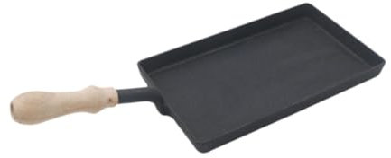 F Fityle Poêle à Griller en Fonte, poêle à œufs, poêle à Steak pour Induction, intérieur et extérieur, cuisinière à électrique pour Restaurant et Maison
