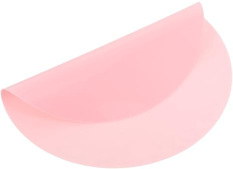 VICASKY Runde Silikon Tischmatte Auslaufsicher Wärmeisolierend Für Haustierfutter Und Trinkmatte in Pink