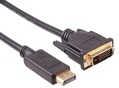 ISTARCOMPUTER Cavo adattatore da DisplayPort a DVI, Full HD 1080p, 1,8 m, per computer, PC, monitor, proiettore, plug & play.