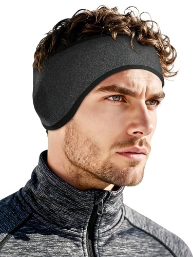 beister Ear Warmers for Women and Men, Fleece Winter Running Headbands with Ear Muffs, Windproof Thermal Cold Weather Protection for Outdoor Sports, Walking, skiing,1/2 Pcs