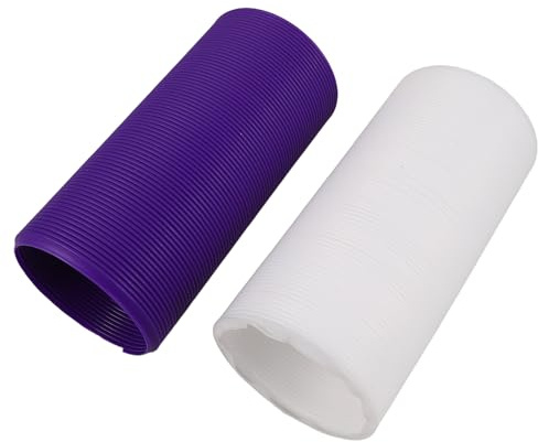 VERDANVERSE 2 Pezzi Tunnel per Criceti in Plastica Tubi Interattivi Retrattili per Piccoli Animali Nascondiglio e Percorso Espandibile per Conigli Porcellini Furetti Facile da Pulire e