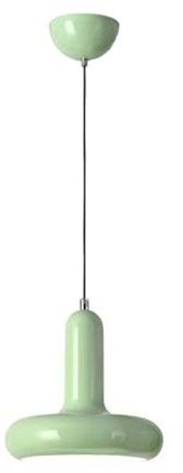 Hnexsei Industrielle Metall Pendelleuchte, 20 cm Deckenleuchte mit E27 Fassung, Vintage Hängelampe für Küche, Esszimmer oder Loft (Grün)