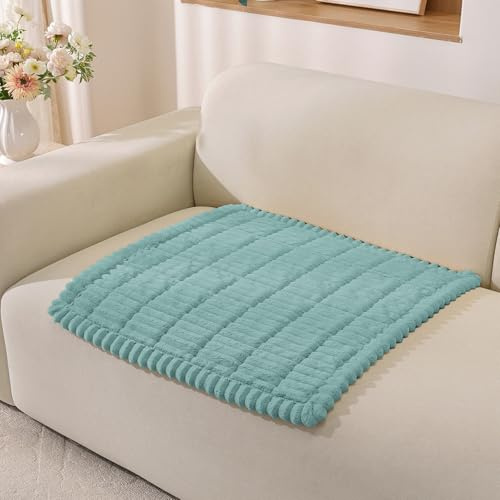YSTELLAA Armlehnenbezüge Flanell, Neu Sofa Überzug L/U Form, Sofabezug Universelle rutschfeste, Gemütlich Couch Überzug, Sofa Cover Für Wohnzimmer(Türkis, 70x70cm) | Sofabezug für Ecksofa, links/rechts, rutschfest, schmutzabweisend, Sofaschutz