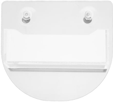 VILLCASE Porte-cartes de Visite Mural en Acrylique, Fixation sans Perçage par Ventouses, pour Salles de Réunion et Comptoirs D’accueil