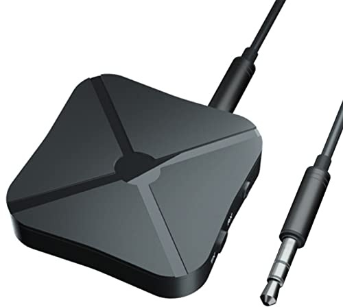 Goshyda Bluetooth 4.2 Audio Sender/Empfänger Adapter, 2 In 1 Bluetooth Empfänger Sender TX RX Dual Modes Design für Cinch auf 3,5 Mm Assist Audio Adapter