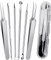 Kit Puntos Negros, 6 Piezas Quita Espinillas y Puntos Negros Acero Inoxidable, Extractores de Puntos Negros Removedor de Espinillas con Caja para Extraer Puntos Negros Espinillas Pústulas