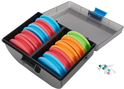 ZYNCUE 20 Stück/Box EVA Rig Wickler, Angelschnur Spulen Zubehör Aufbewahrung Angelvorfach Halter Kit