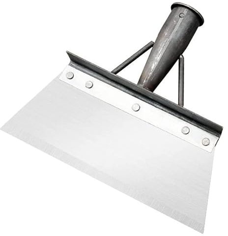 Pelle de jardin multifonctionnelle en acier inoxydable pour mauvaises herbes et mousse, pelle de nettoyage de la ferme, outil de désherbage (20 cm)