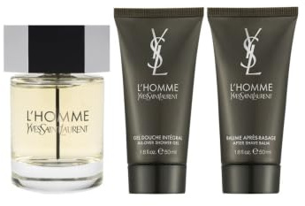 YVES SAINT LAURENT L'Homme Set (EDT 100ml + Showergel 50ml + Aftershave Balm 50ml)