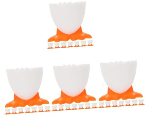 Ciieeo 32pezzi Portauova per Uova Sode da Design Carino per Pasqua Resistente e Decorativo per Famiglie e FESTIVITÀ