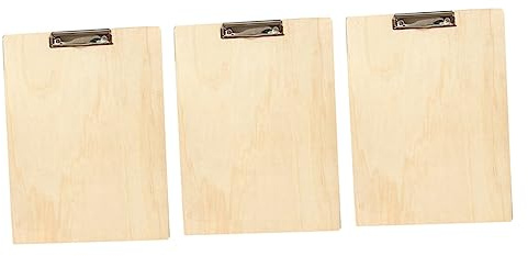 Operitacx 3pièces Planchette à Dessin Bois Pince Pour Croquis Et Dessins Intérieur Extérieur Portable Et Résistant