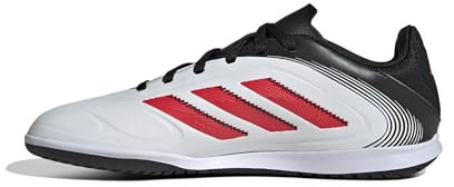 Adidas Unisex Kinder COPA Pure III Club Indoor Football Boots Kids, Cloud White/Lucid Red/Core Black, 31 1/2 EU