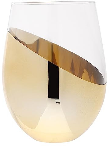 PHENOFICE Bicchieri da Vino Senza Stelo Trasparenti Bicchieri da Cocktail per Feste Matrimoni Ristoranti Utilizzabili per Vini Whisky Succhi di Frutta Realizzati in Vetro di qualità Sicuro e