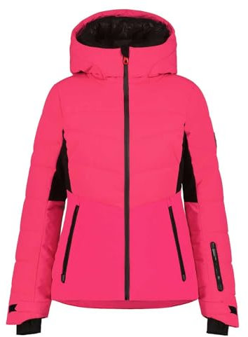 Icepeak Electra Damen Ski Winterjacke (DE/NL/SE/PL, Numerisch, 34, Regular, Regular, HIMBEERE)