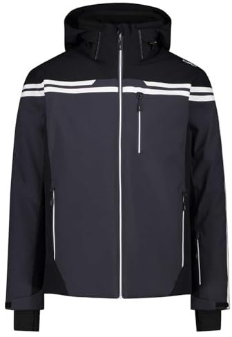 CMP MAN JACKET ZIP HOOD ANTRACITE - 52