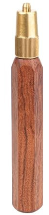 Holzfeile, 15,2 cm, spezieller Griff, gratfrei, Metallfeile, rundes Loch, kleiner Holzgriff