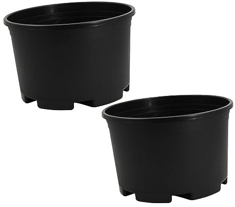 SUPVOX Macetas Extragrandes De Plástico para Árboles y Orquídeas 2 Pcs Resistentes Ligera y Moderna